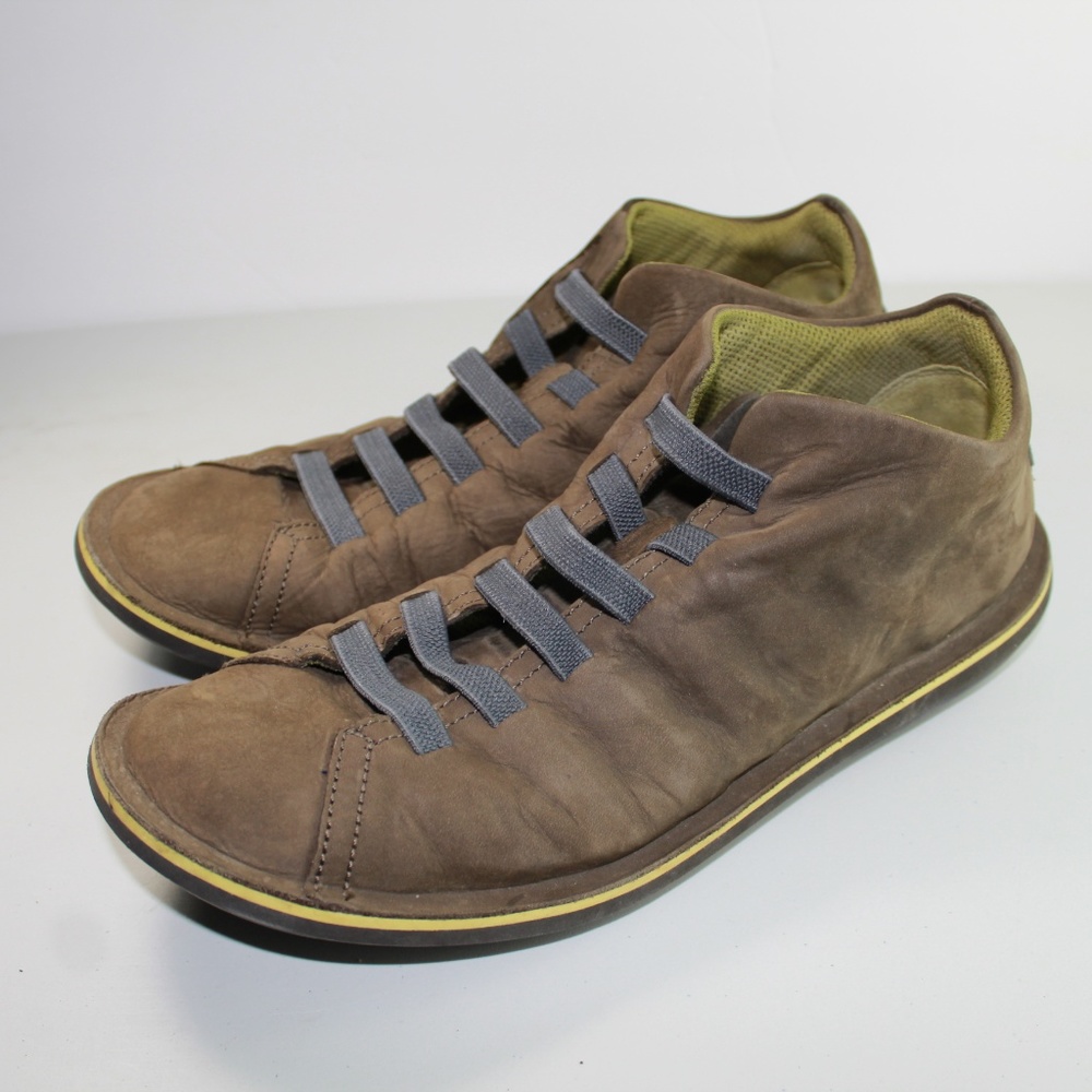 Camper Human Energy Brown Slip-on Sneaker. size 41